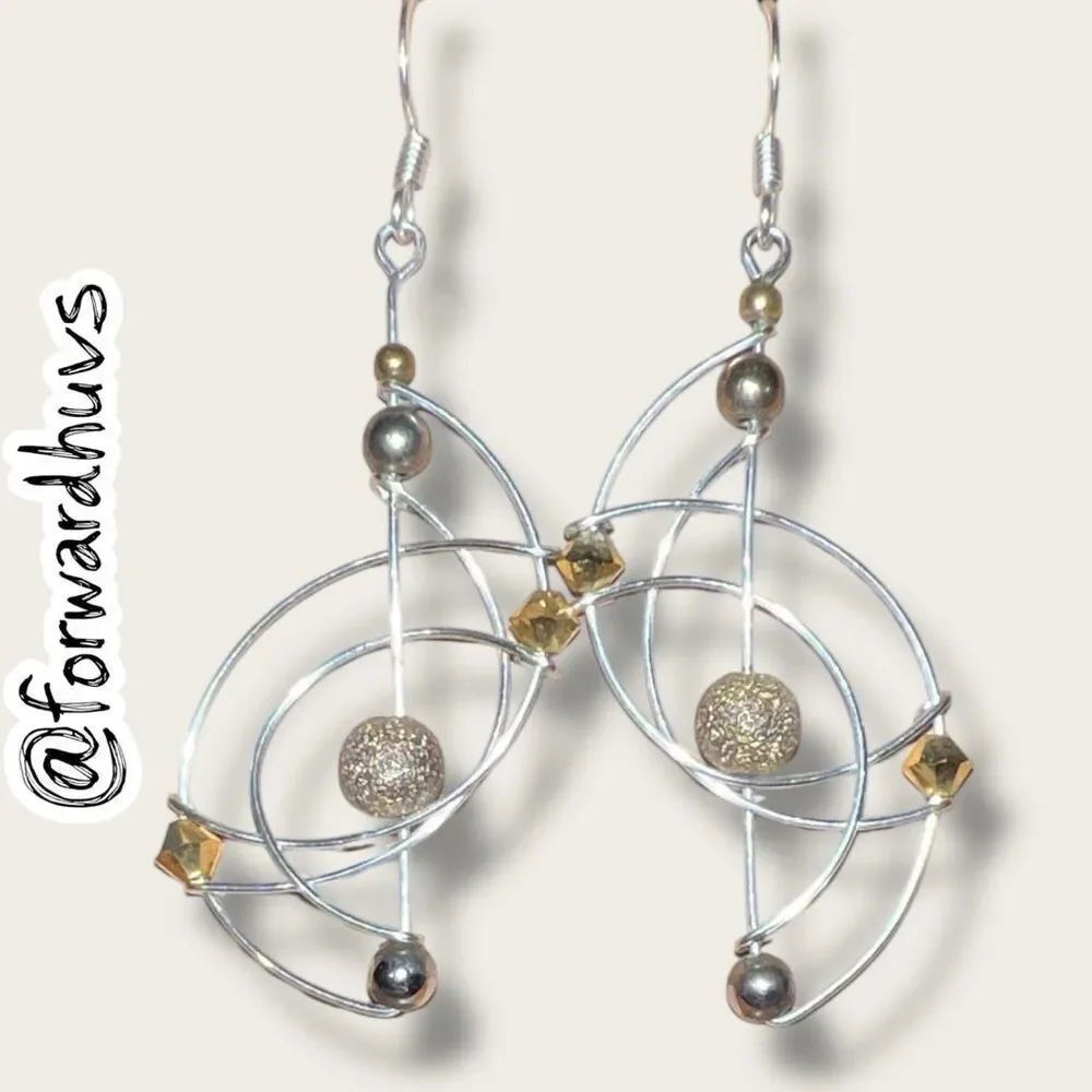 Bundle Sale 3 for $15 | Wire Loop Earrings – Silver-tone Fishhook